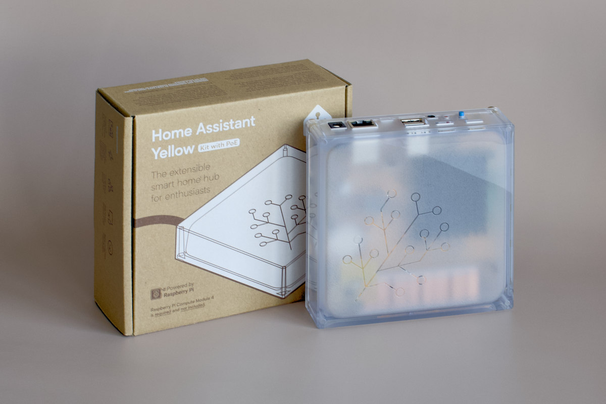 Home Assistant Yellow and packaging